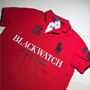 New authentic Polo by Ralph Lauren Red Blackwatch Polo Shirt- sold out